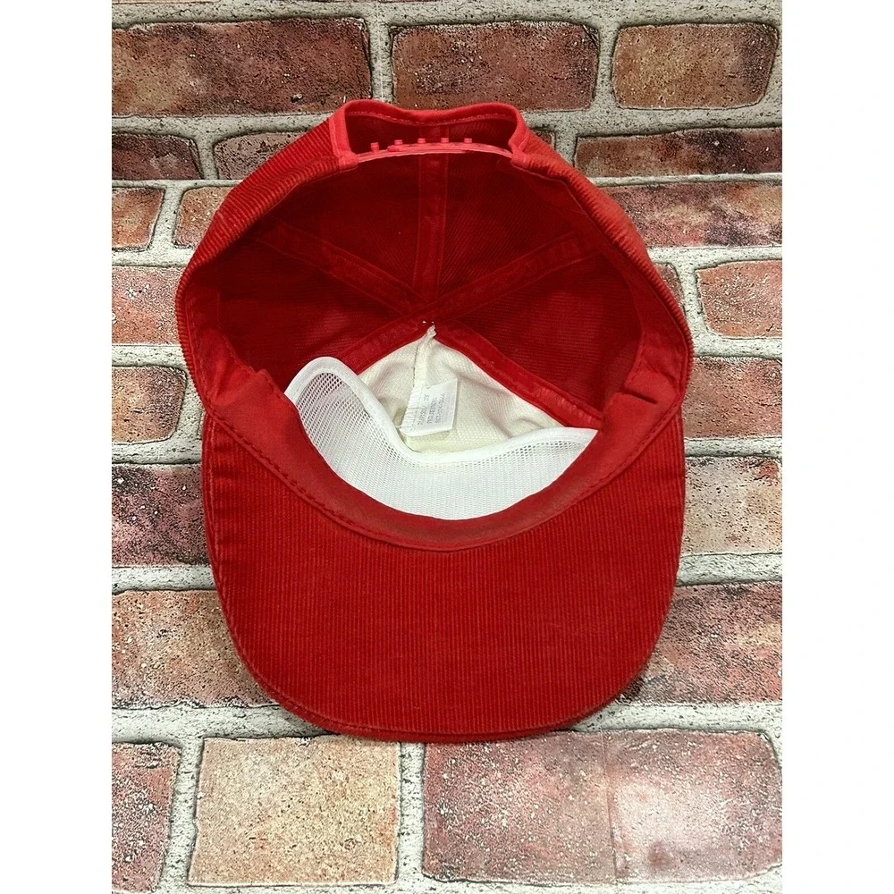 Phillips 66 Corduroy Raised Puffy Graphics Hat Cap Snapback *Needs New SnapBack